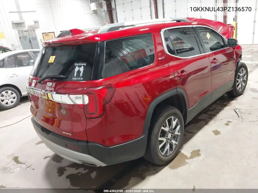 1GKKNUL43PZ136570 2023 GMC Acadia Awd Slt