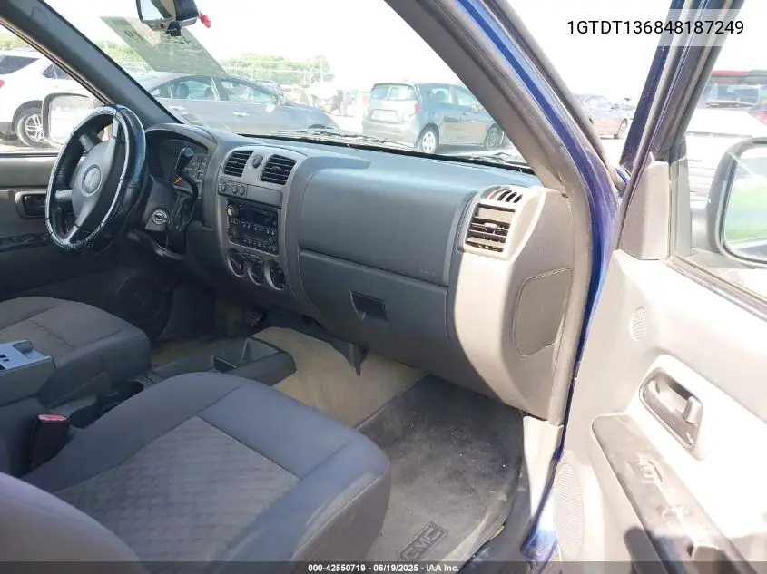 2004 GMC Canyon Sle VIN: 1GTDT136848187249 Lot: 42550719