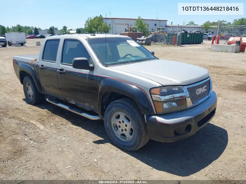 2004 GMC Canyon Sle VIN: 1GTDT136448218416 Lot: 42824414