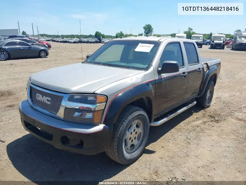 2004 GMC Canyon Sle VIN: 1GTDT136448218416 Lot: 42824414