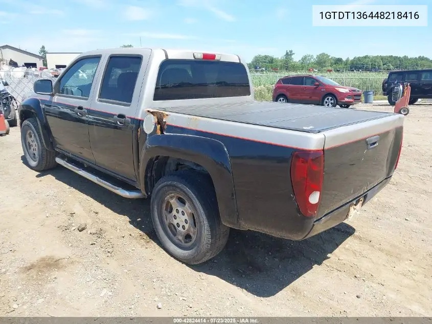 2004 GMC Canyon Sle VIN: 1GTDT136448218416 Lot: 42824414