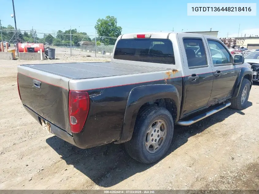 2004 GMC Canyon Sle VIN: 1GTDT136448218416 Lot: 42824414