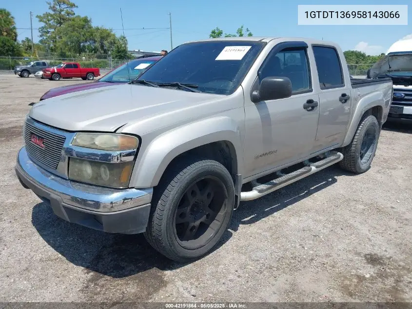 2005 GMC Canyon Sle VIN: 1GTDT136958143066 Lot: 42191864