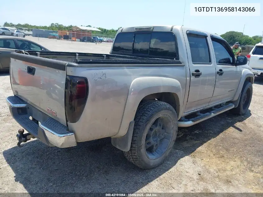 2005 GMC Canyon Sle VIN: 1GTDT136958143066 Lot: 42191864