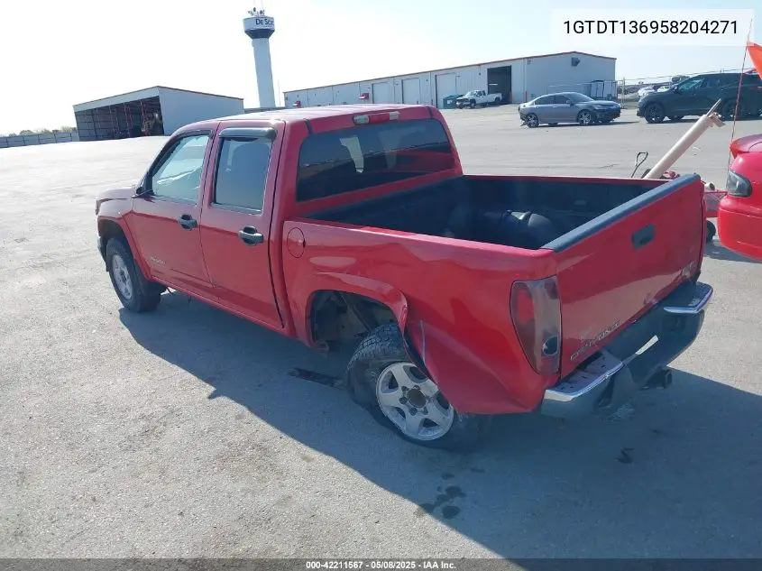 2005 GMC Canyon Sle VIN: 1GTDT136958204271 Lot: 42211567