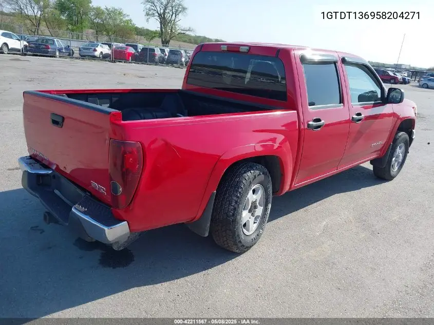 2005 GMC Canyon Sle VIN: 1GTDT136958204271 Lot: 42211567