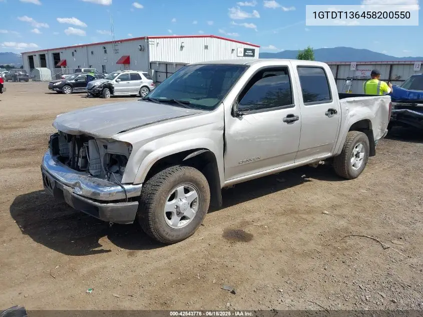 2005 GMC Canyon Sle VIN: 1GTDT136458200550 Lot: 42543776