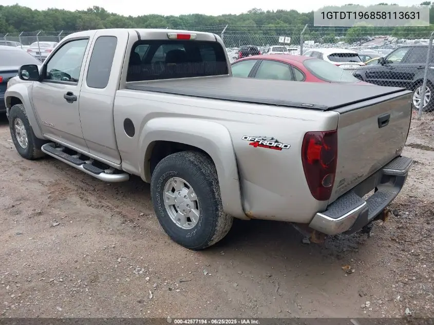 2005 GMC Canyon Sle VIN: 1GTDT196858113631 Lot: 42577194