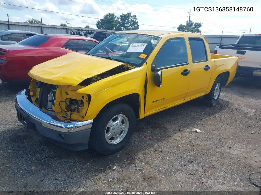 2005 GMC Canyon Sle VIN: 1GTCS136858148760 Lot: 42623523