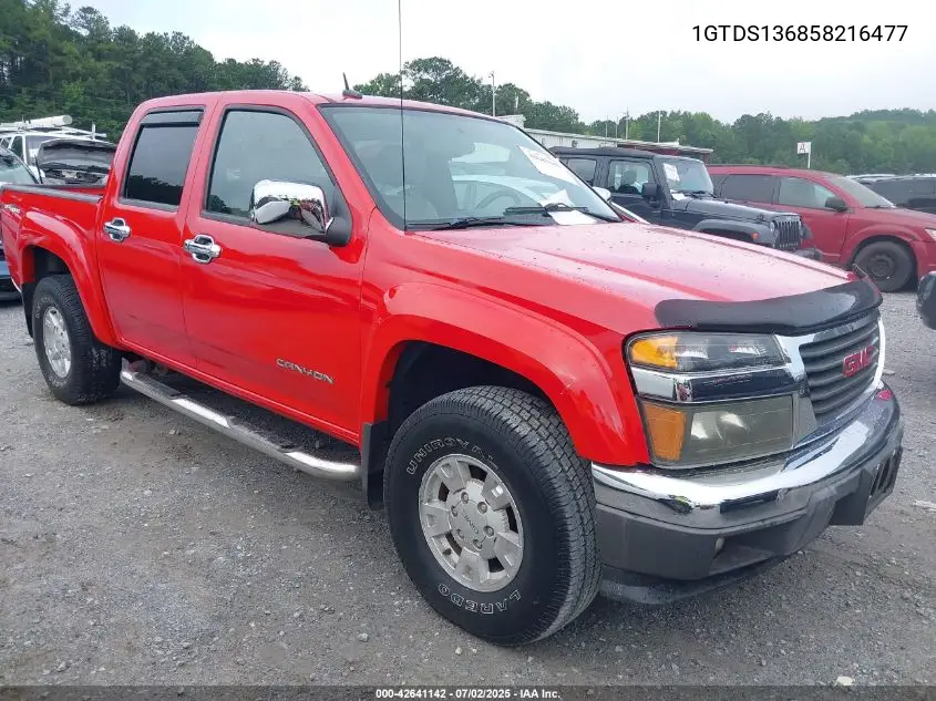 2005 GMC Canyon Sle VIN: 1GTDS136858216477 Lot: 42641142