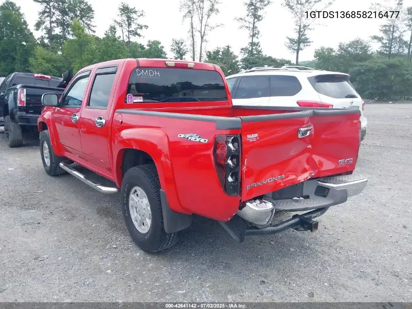 2005 GMC Canyon Sle VIN: 1GTDS136858216477 Lot: 42641142