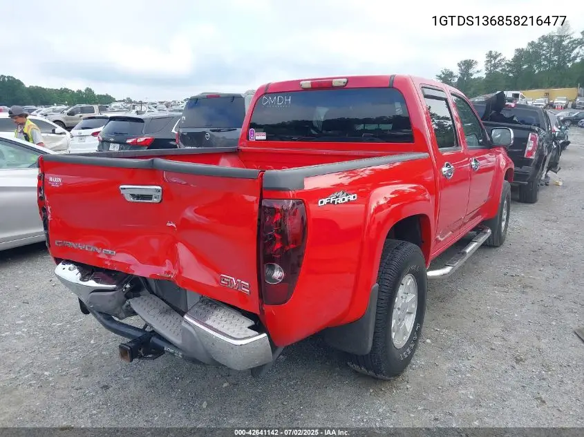 2005 GMC Canyon Sle VIN: 1GTDS136858216477 Lot: 42641142