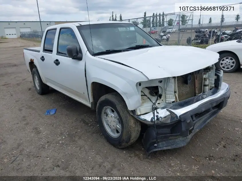 2006 GMC Canyon Sle VIN: 1GTCS136668192371 Lot: 12343094