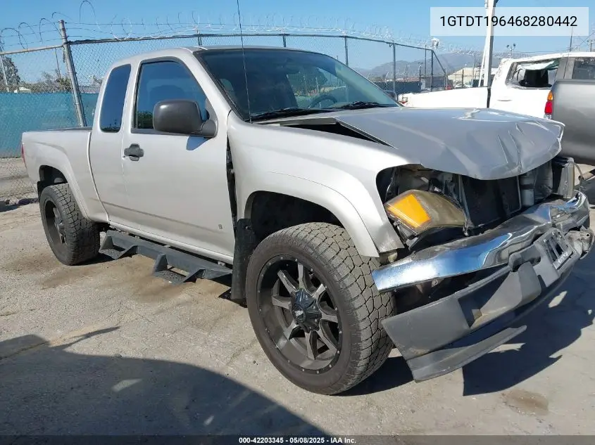2006 GMC Canyon Work Truck VIN: 1GTDT196468280442 Lot: 42203345