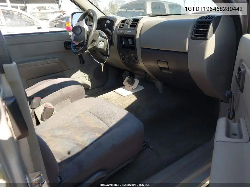 2006 GMC Canyon Work Truck VIN: 1GTDT196468280442 Lot: 42203345