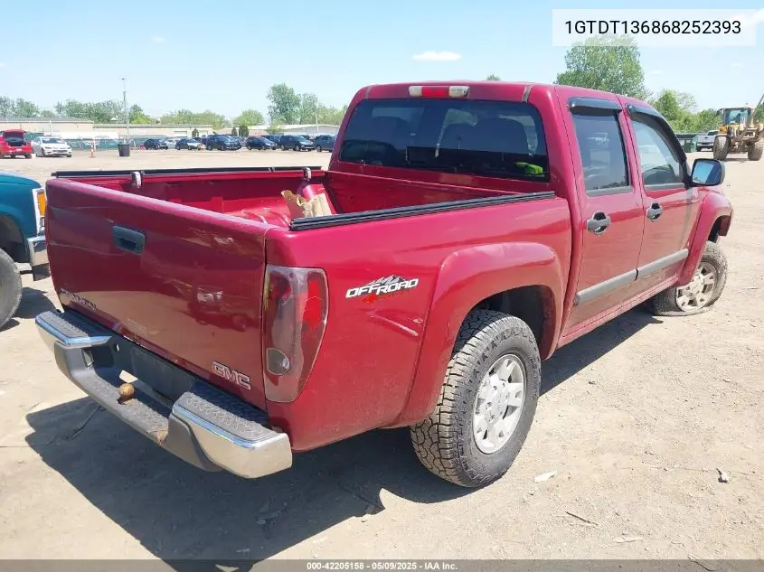 2006 GMC Canyon Sle2 VIN: 1GTDT136868252393 Lot: 42205158