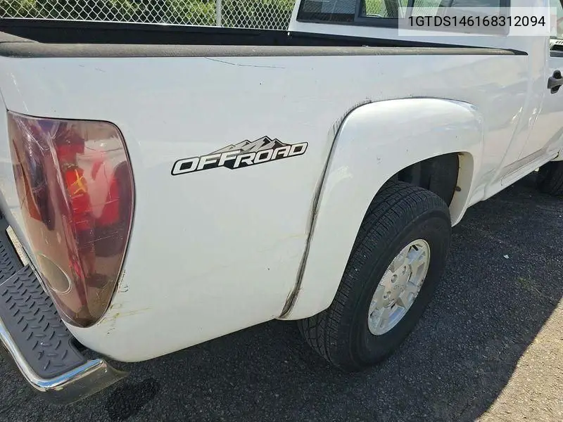 2006 GMC Canyon VIN: 1GTDS146168312094 Lot: 42260420