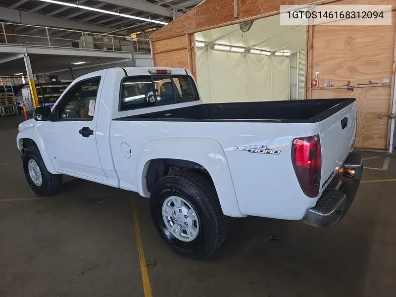 2006 GMC Canyon VIN: 1GTDS146168312094 Lot: 42260420