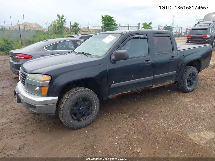 2006 GMC Canyon Sle1 VIN: 1GTDT136168174667 Lot: 42569383