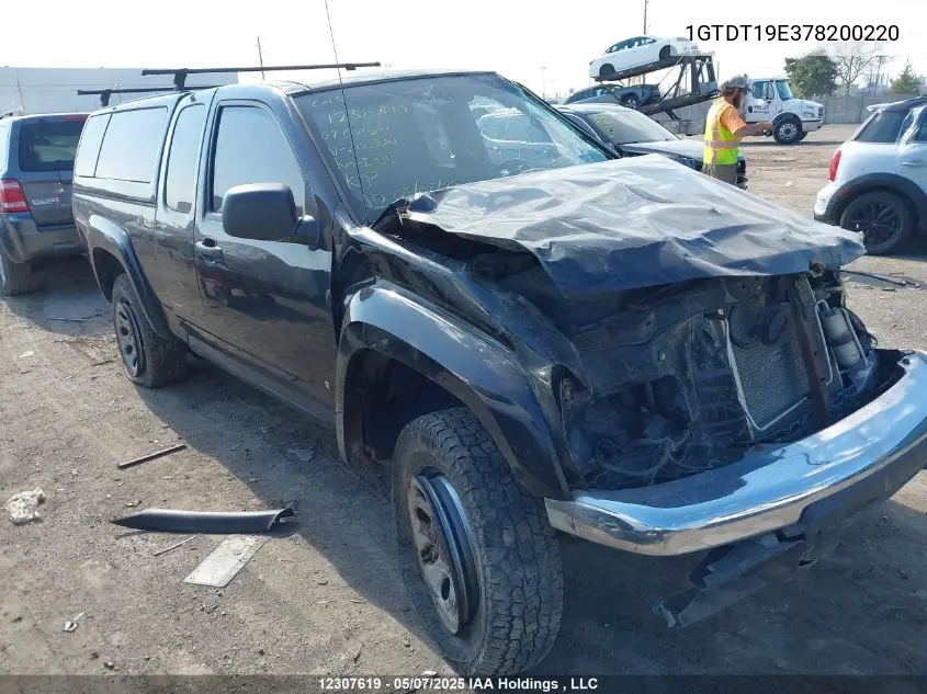 2007 GMC Canyon VIN: 1GTDT19E378200220 Lot: 12307619