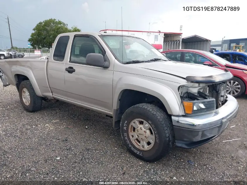2007 GMC Canyon Sle2 VIN: 1GTDS19E878247889 Lot: 42572494