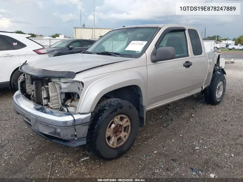2007 GMC Canyon Sle2 VIN: 1GTDS19E878247889 Lot: 42572494