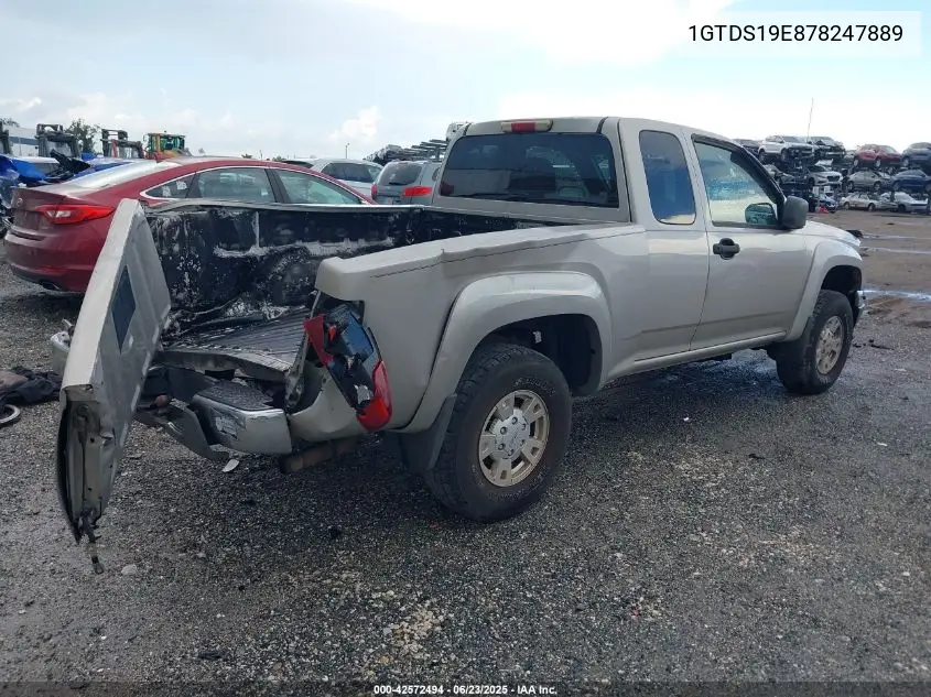 2007 GMC Canyon Sle2 VIN: 1GTDS19E878247889 Lot: 42572494