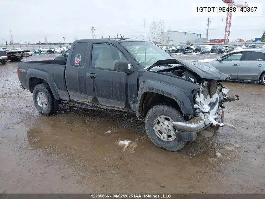 2008 GMC Canyon Sl/Sle VIN: 1GTDT19E488140367 Lot: 12285866