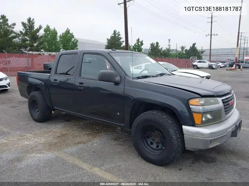 2008 GMC Canyon Sle2 VIN: 1GTCS13E188181787 Lot: 42555227
