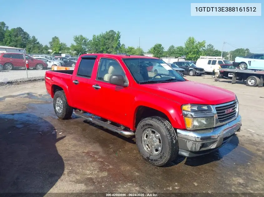 2008 GMC Canyon Slt VIN: 1GTDT13E388161512 Lot: 42560596