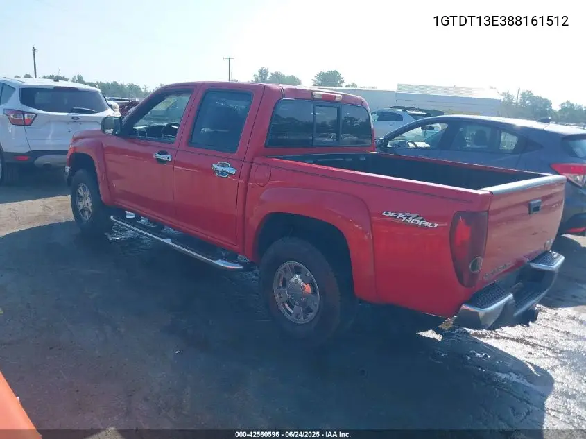 2008 GMC Canyon Slt VIN: 1GTDT13E388161512 Lot: 42560596
