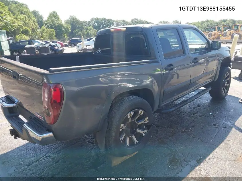 2008 GMC Canyon Sle1 VIN: 1GTDT13E988155455 Lot: 42661587