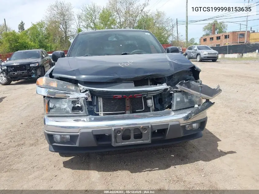2009 GMC Canyon Sle1 VIN: 1GTCS199998153635 Lot: 42226383
