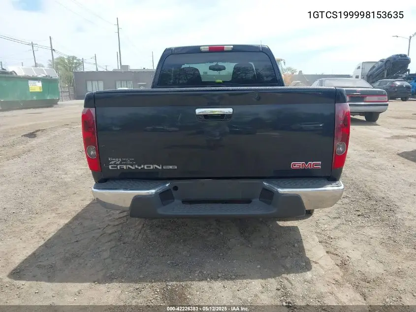 2009 GMC Canyon Sle1 VIN: 1GTCS199998153635 Lot: 42226383