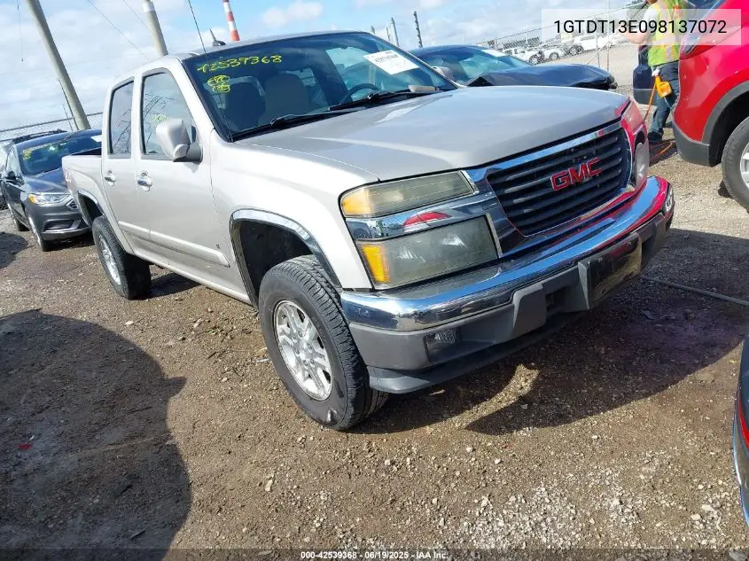 2009 GMC Canyon Sle1 VIN: 1GTDT13E098137072 Lot: 42539368
