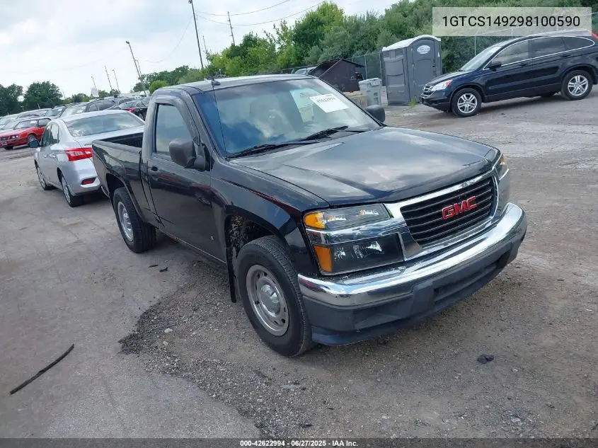 2009 GMC Canyon Work Truck VIN: 1GTCS149298100590 Lot: 42622994