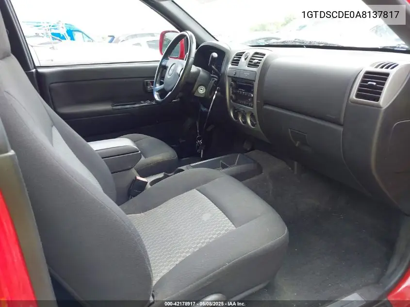 2010 GMC Canyon Sle1 VIN: 1GTDSCDE0A8137817 Lot: 42178917