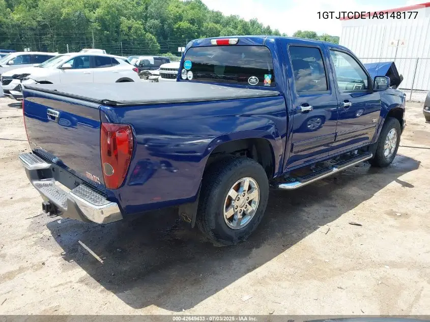 2010 GMC Canyon Sle1 VIN: 1GTJTCDE1A8148177 Lot: 42649433