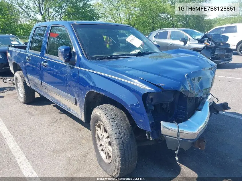2011 GMC Canyon Sle1 VIN: 1GTH6MFE7B8128851 Lot: 42198333