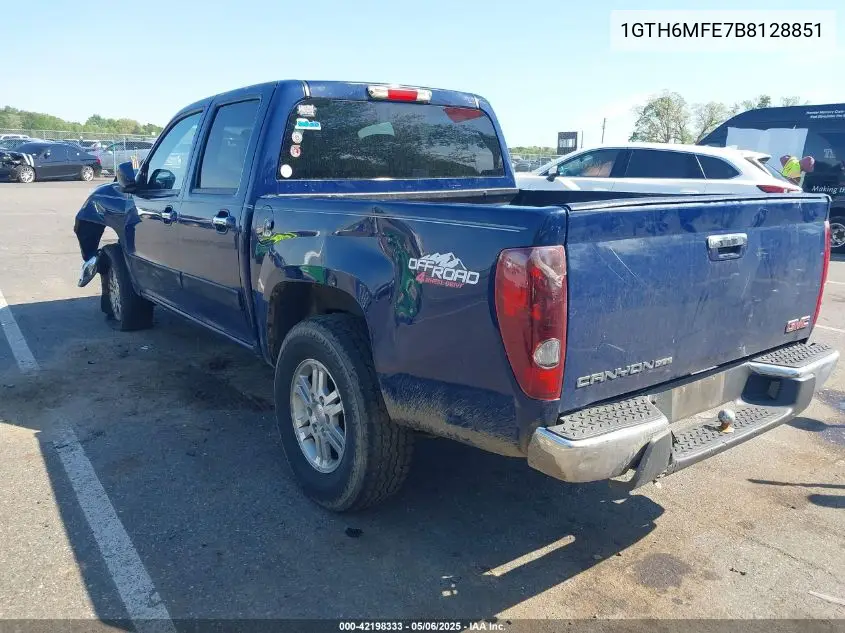 2011 GMC Canyon Sle1 VIN: 1GTH6MFE7B8128851 Lot: 42198333