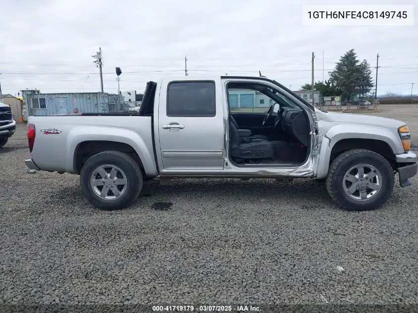 2012 GMC Canyon Slt VIN: 1GTH6NFE4C8149745 Lot: 41719179