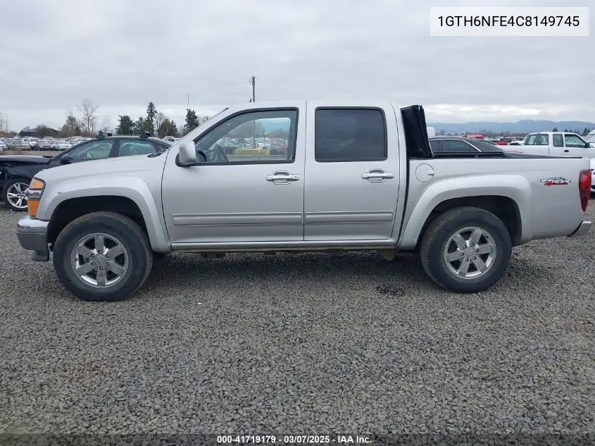 2012 GMC Canyon Slt VIN: 1GTH6NFE4C8149745 Lot: 41719179