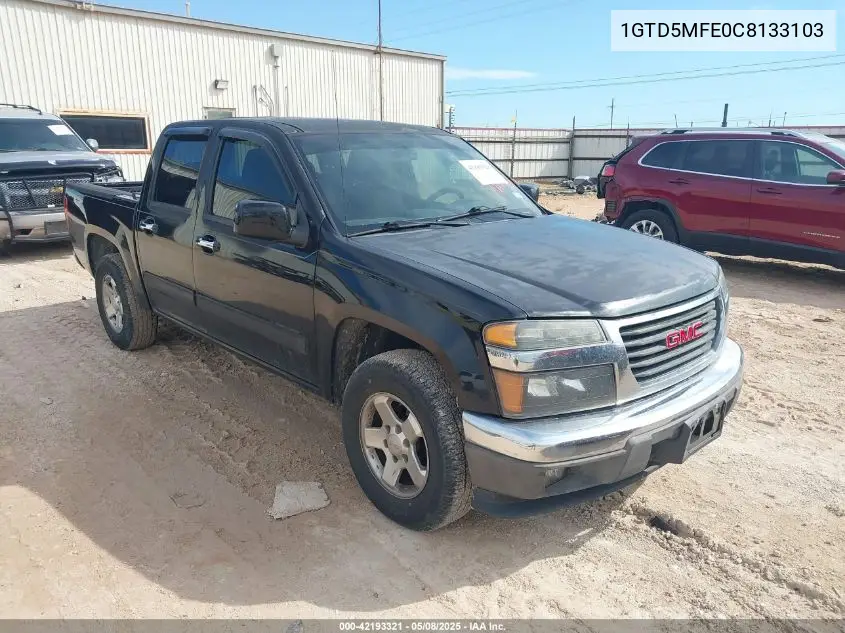 2012 GMC Canyon Sle1 VIN: 1GTD5MFE0C8133103 Lot: 42193321