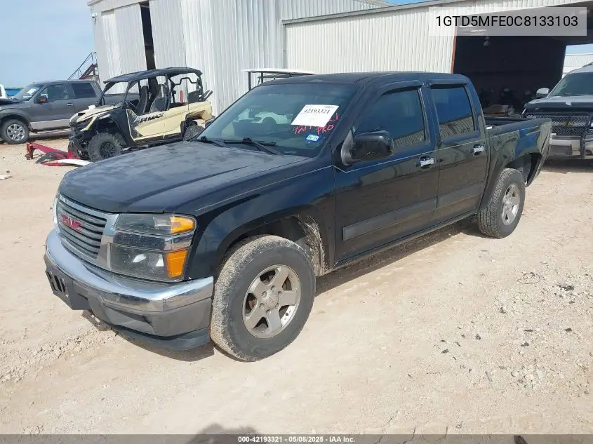 2012 GMC Canyon Sle1 VIN: 1GTD5MFE0C8133103 Lot: 42193321