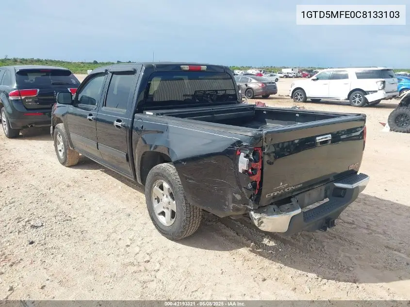 2012 GMC Canyon Sle1 VIN: 1GTD5MFE0C8133103 Lot: 42193321
