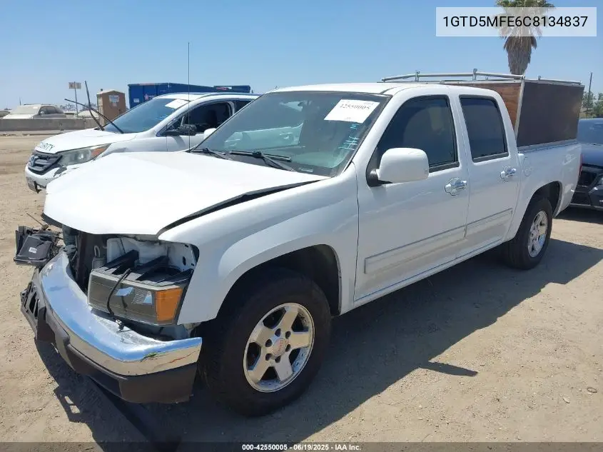 2012 GMC Canyon Sle1 VIN: 1GTD5MFE6C8134837 Lot: 42550005