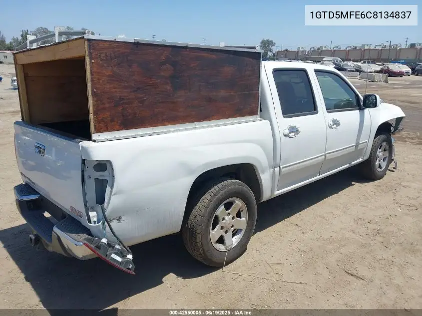 2012 GMC Canyon Sle1 VIN: 1GTD5MFE6C8134837 Lot: 42550005