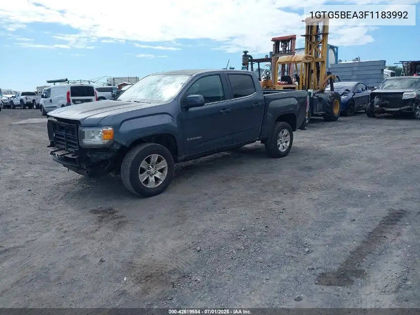 2015 GMC Canyon Sle VIN: 1GTG5BEA3F1183992 Lot: 42619554
