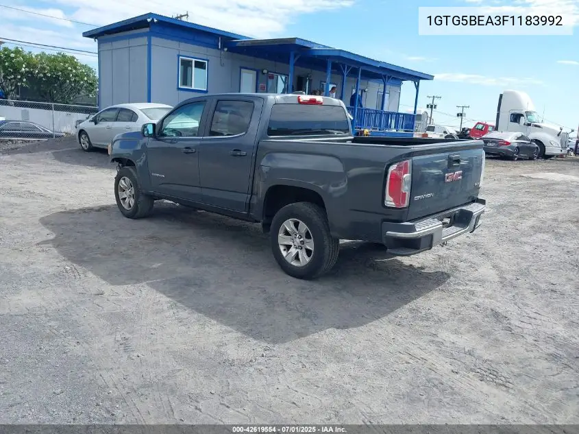 2015 GMC Canyon Sle VIN: 1GTG5BEA3F1183992 Lot: 42619554