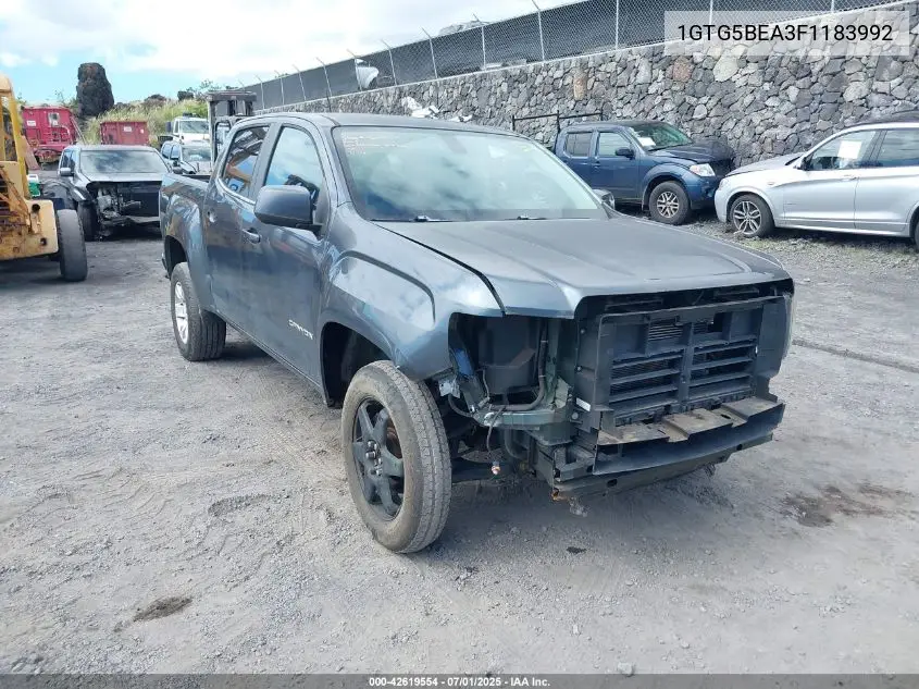 2015 GMC Canyon Sle VIN: 1GTG5BEA3F1183992 Lot: 42619554